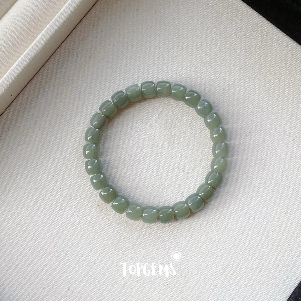 [HOẢ TỐC - TẶNG HỘP] Vòng Tay Chuỗi Ngọc Hoà Điền Tự Nhiên Vòng Nhập Môn Size 6mm đến 12mm TOPGEMS VA253 - Ảnh bìa