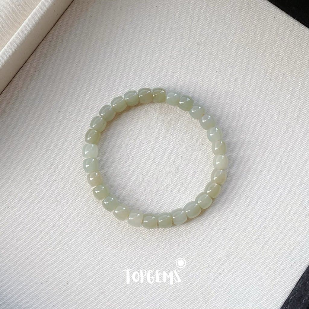 [HOẢ TỐC - TẶNG HỘP] Vòng Tay Chuỗi Ngọc Hoà Điền Tự Nhiên Vòng Nhập Môn Size 6mm đến 12mm TOPGEMS VA262 - Ảnh bìa