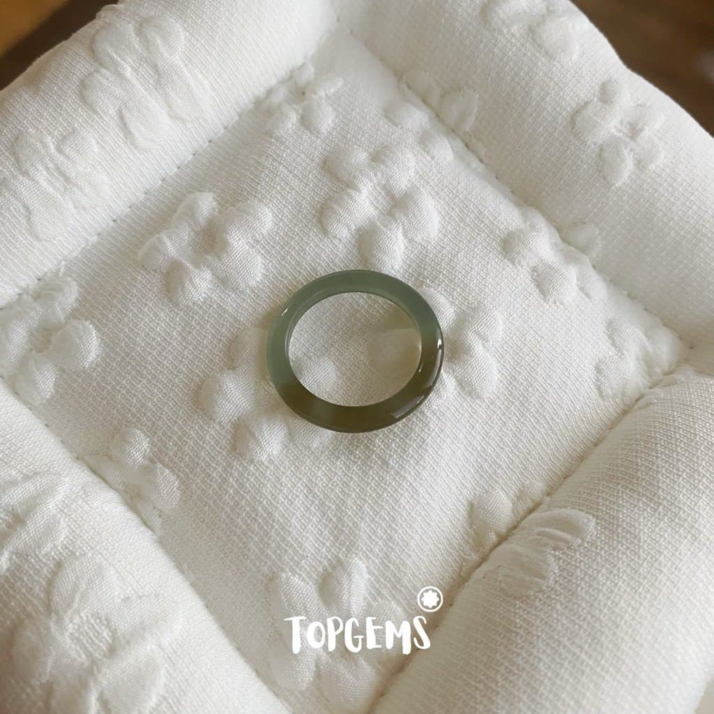 [TẶNG KÈM HỘP] Tổng Hợp Nhẫn Ngọc Hòa Điền Tự Nhiên Phong Thủy May Mắn - Chọn Mẫu Theo Mệnh & Sở Thích