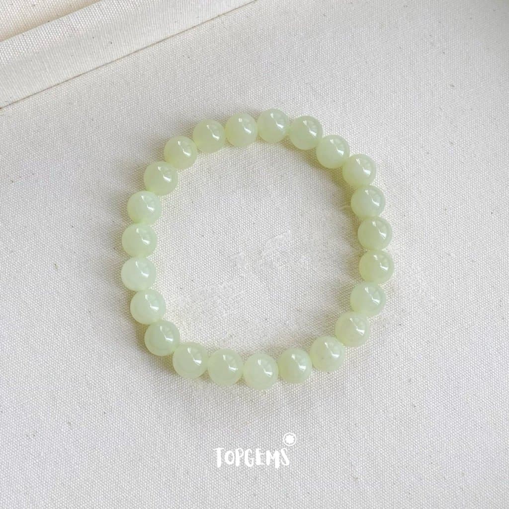 Vòng Tay Chuỗi Ngọc Hoà Điền Tự Nhiên Vòng Nhập Môn 6 li đến 12 li TOPGEMS [SHIP HOẢ TỐC] - TẶNG KÈM HỘP VA081 - Ảnh bìa