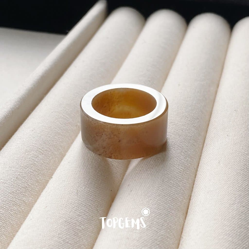 [CÓ KIỂM ĐỊNH] Tổng Hợp Nhẫn Ngọc Hoà Điền Tự Nhiên Nam Nữ Chủng Cao Đẹp TOPGEMS - HOẢ TỐC, TẶNG HỘP YA066 - Ảnh bìa