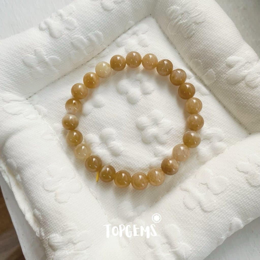 Vòng Tay Ngọc Hoà Điền Tự Nhiên Vòng Nhập Môn Phúc Lợi 6 li đến 12 li TOPGEMS [SHIP HOẢ TỐC] - TẶNG KÈM HỘP V912 - Ảnh bìa