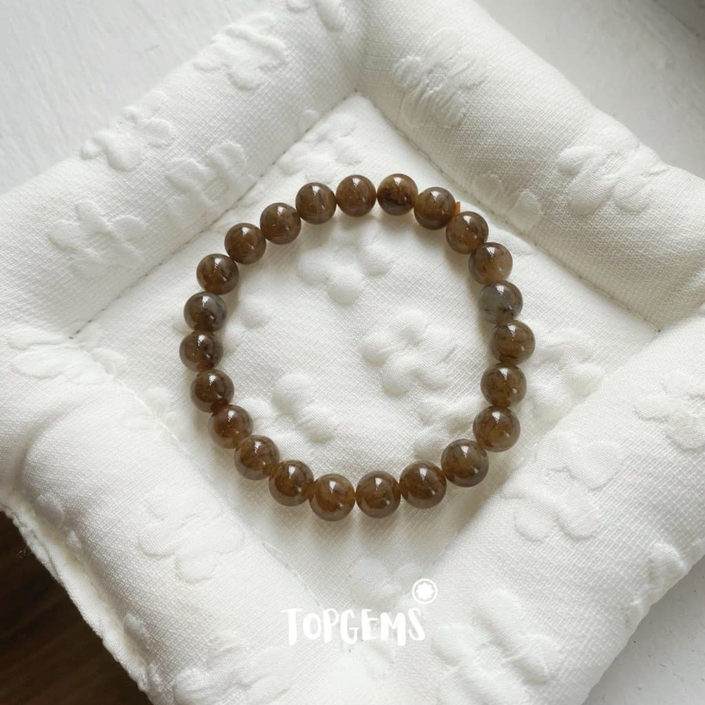 Vòng Tay Ngọc Hoà Điền Tự Nhiên Vòng Nhập Môn Phúc Lợi 6 li đến 12 li TOPGEMS [SHIP HOẢ TỐC] - TẶNG KÈM HỘP V899 - Ảnh bìa