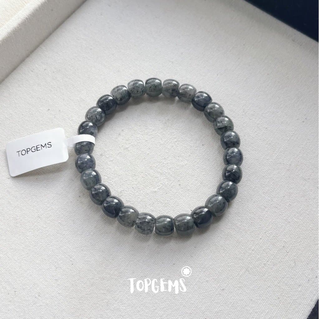 [HOẢ TỐC - TẶNG HỘP] Vòng Tay Chuỗi Ngọc Hoà Điền Tự Nhiên Nhập Môn Size 6mm - 12mm TOPGEMS