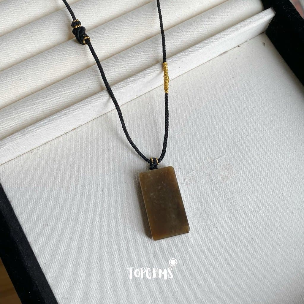Tổng Hợp Vô Sự Bài Ngọc Hoà Điền Tự Nhiên Hàng Đẹp TOPGEMS Mặt Dây Chuyền Ngọc Hoà Điền Mặt Vòng Cổ Nam Nữ Đều Deo Được W212 - Ảnh bìa