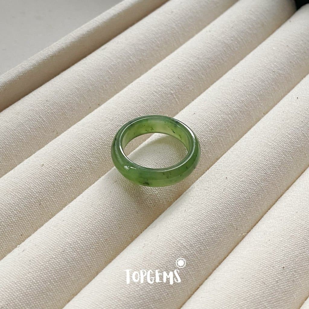 Tổng Hợp Nhẫn Ngọc Hoà Điền Tự Nhiên Nam Nữ Chủng Cao Hàng Đẹp TOPGEMS - CÓ KIỂM ĐỊNH - CÓ HOẢ TỐC - TẶNG HỘP YA002 - Ảnh bìa