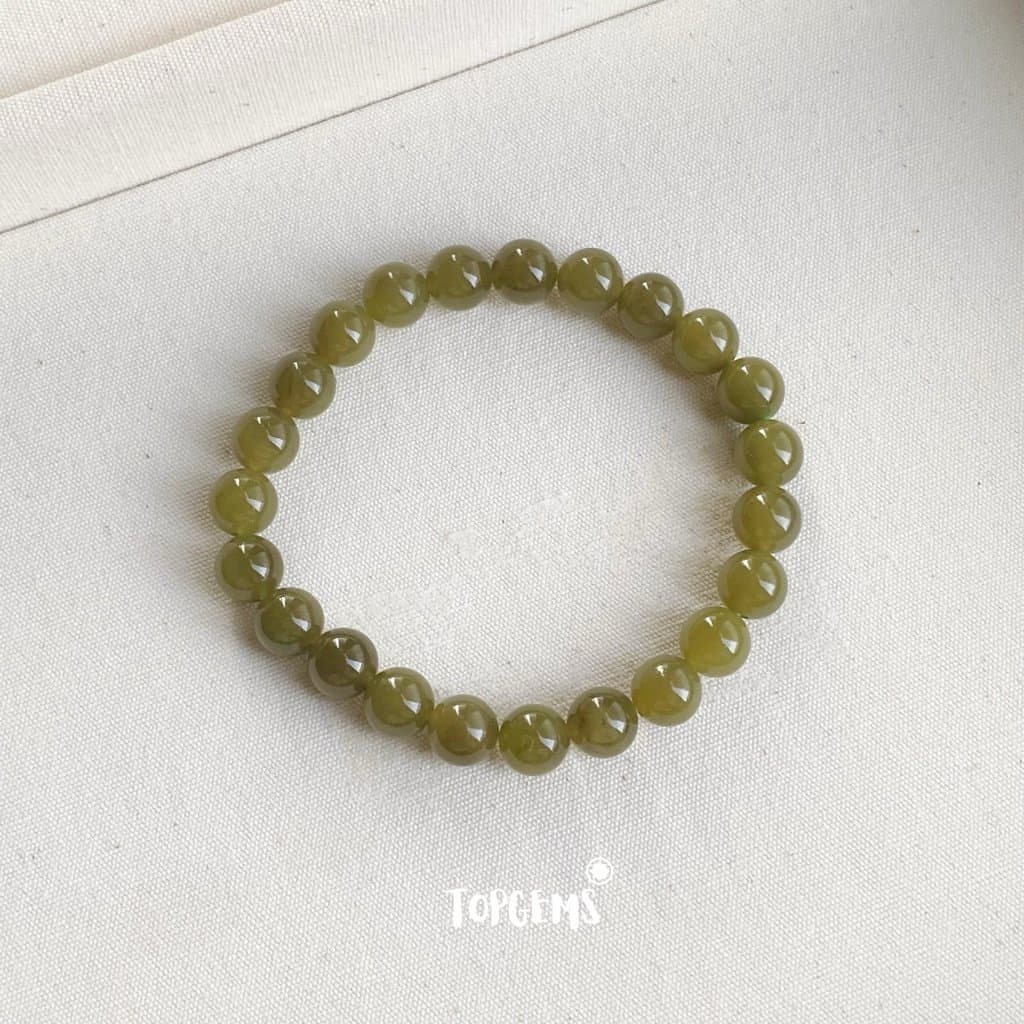 Vòng Chuỗi Mật Ngọc Hoà Điền Tự Nhiên 6 Li Màu Mật Ombre Chuyển Màu TOPGEMS - [SHIP HOẢ TỐC] V955 - Ảnh bìa
