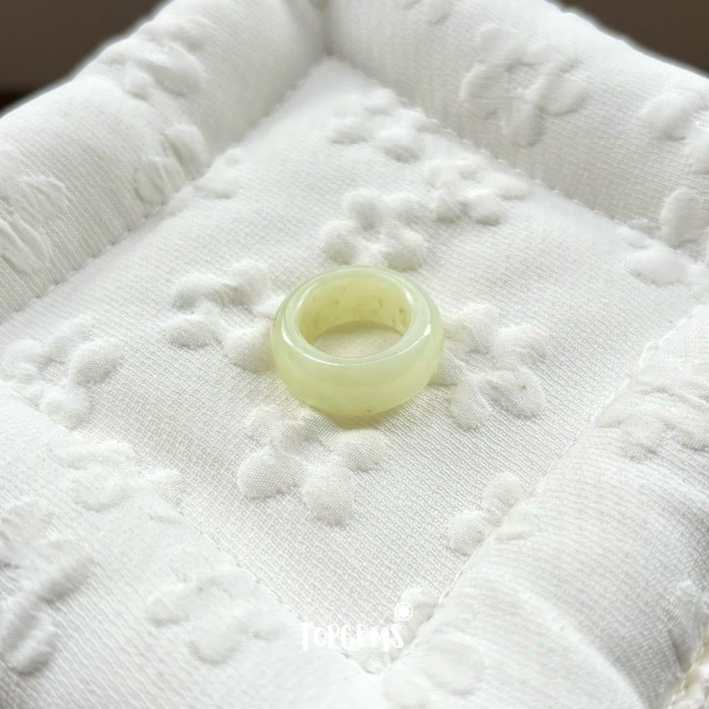 [TẶNG KÈM HỘP] Tổng Hợp Nhẫn Ngọc Hòa Điền Tự Nhiên Phong Thủy May Mắn - Chọn Mẫu Theo Mệnh & Sở Thích Y699 - Ảnh bìa
