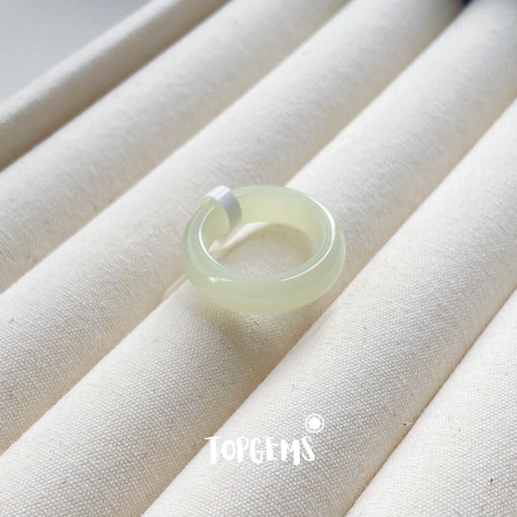 [CÓ KIỂM ĐỊNH] Tổng Hợp Nhẫn Ngọc Hoà Điền Tự Nhiên Nam Nữ Chủng Cao Đẹp TOPGEMS - HOẢ TỐC, TẶNG HỘP YA108 - Ảnh bìa