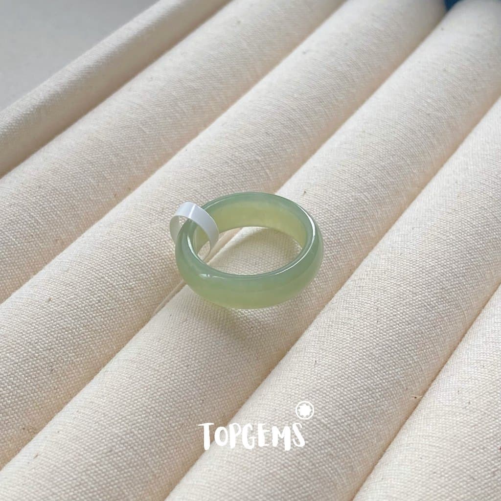 [CÓ KIỂM ĐỊNH] Tổng Hợp Nhẫn Ngọc Hoà Điền Tự Nhiên Nam Nữ Chủng Cao Đẹp TOPGEMS - HOẢ TỐC, TẶNG HỘP YA103 - Ảnh bìa