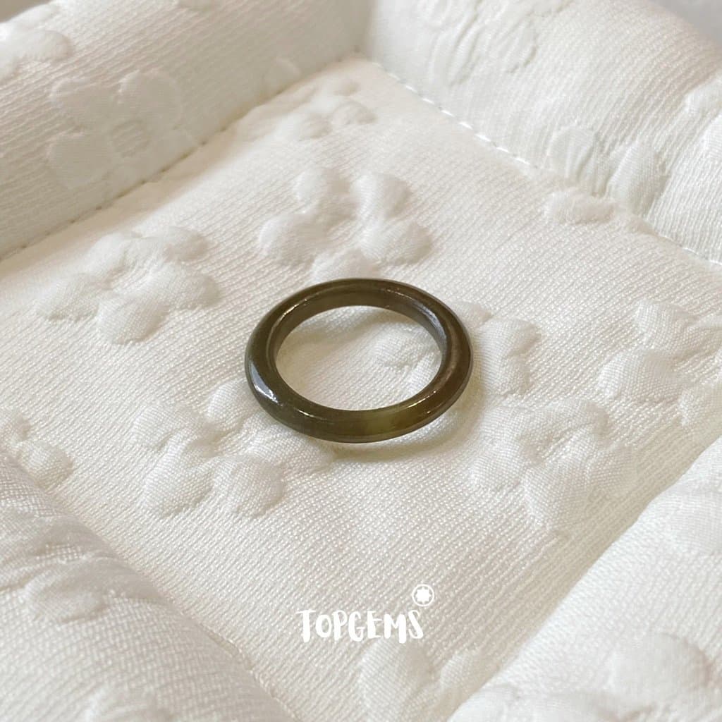 [TẶNG KÈM HỘP] Tổng Hợp Nhẫn Ngọc Hòa Điền Tự Nhiên Phong Thủy May Mắn - Chọn Mẫu Theo Mệnh & Sở Thích