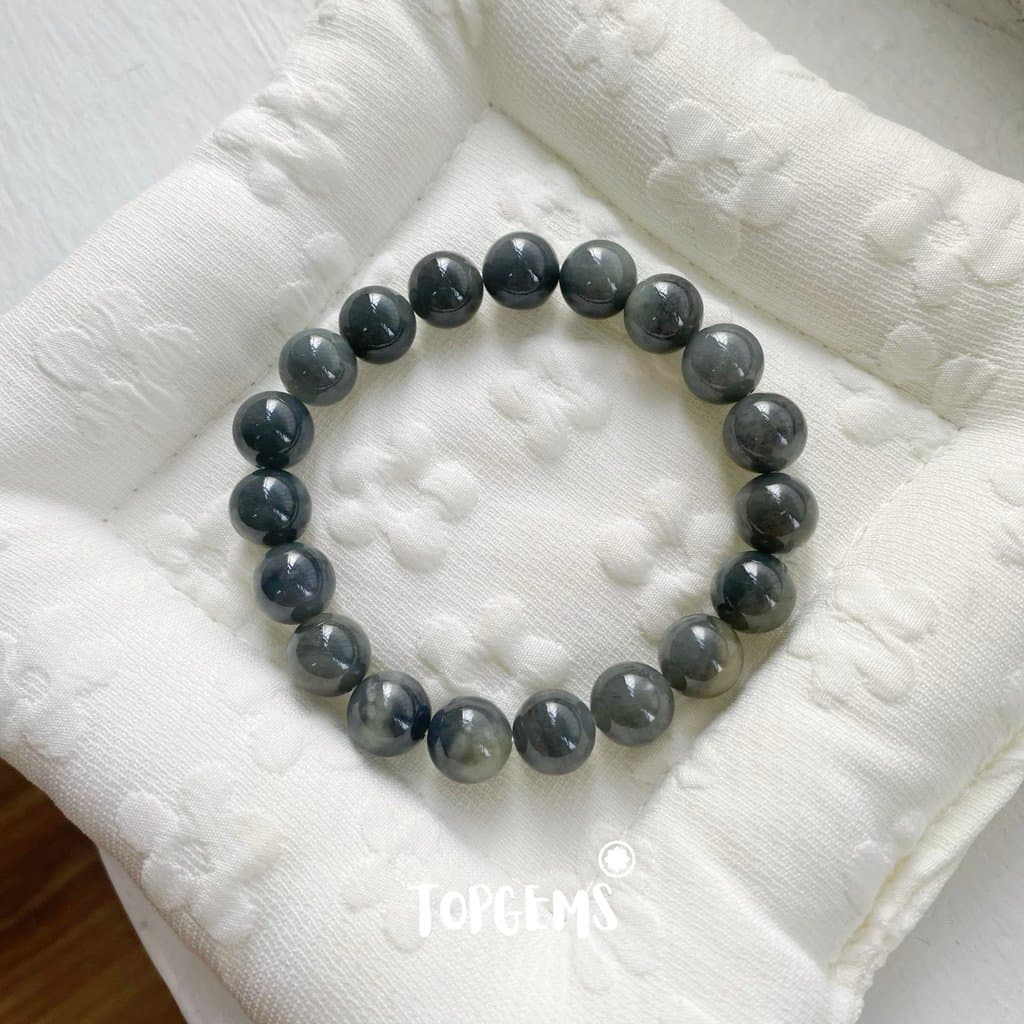 Vòng Tay Ngọc Hoà Điền Tự Nhiên Vòng Nhập Môn Phúc Lợi 6 li đến 12 li TOPGEMS [SHIP HOẢ TỐC] - TẶNG KÈM HỘP V923 - Ảnh bìa