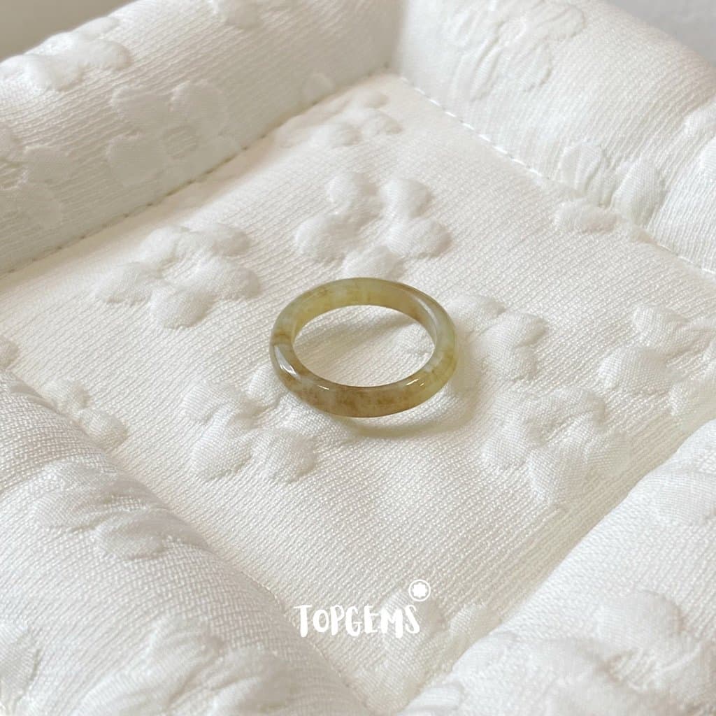 [TẶNG KÈM HỘP] Tổng Hợp Nhẫn Ngọc Hòa Điền Tự Nhiên Phong Thủy May Mắn - Chọn Mẫu Theo Mệnh & Sở Thích Y828 - Ảnh bìa