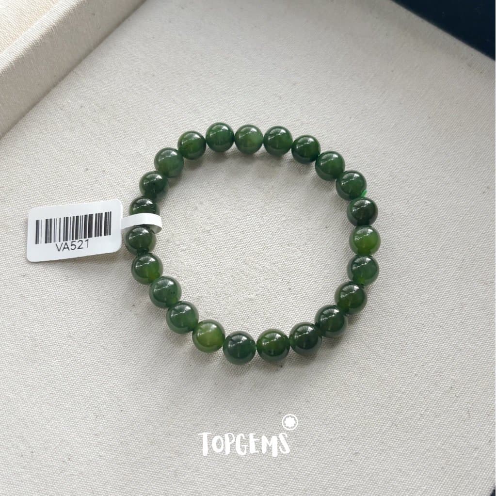 [HOẢ TỐC - TẶNG HỘP] Vòng Tay Chuỗi Ngọc Hoà Điền Tự Nhiên Nhập Môn Size 6mm - 12mm TOPGEMS