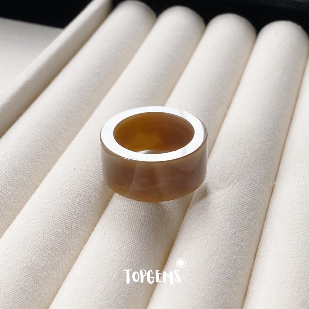[CÓ KIỂM ĐỊNH] Tổng Hợp Nhẫn Ngọc Hoà Điền Tự Nhiên Nam Nữ Chủng Cao Đẹp TOPGEMS - HOẢ TỐC, TẶNG HỘP