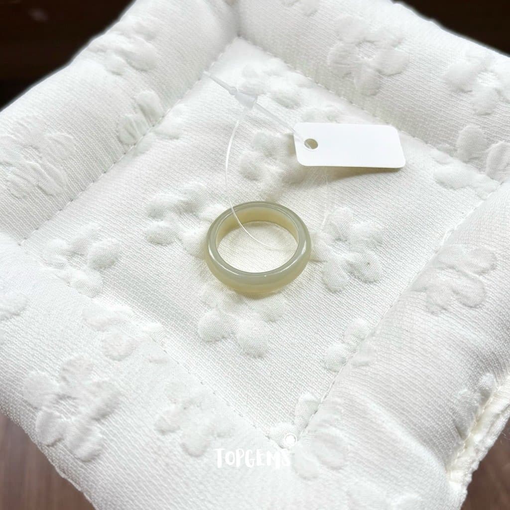[TẶNG KÈM HỘP] Tổng Hợp Nhẫn Ngọc Hòa Điền Tự Nhiên Phong Thủy May Mắn - Chọn Mẫu Theo Mệnh & Sở Thích Y680 - Ảnh bìa