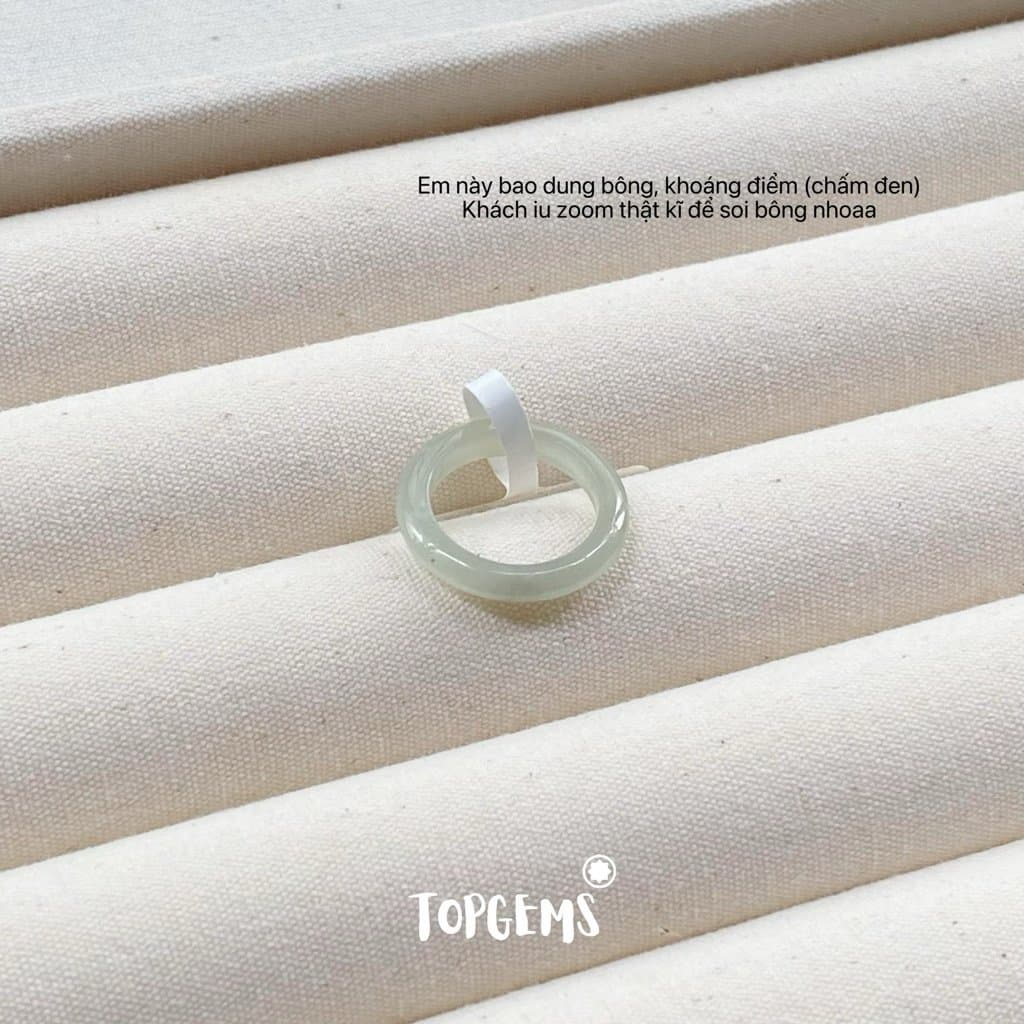 [TẶNG KÈM HỘP] Tổng Hợp Nhẫn Ngọc Hòa Điền Tự Nhiên Phong Thủy May Mắn - Chọn Mẫu Theo Mệnh & Sở Thích Y909 - Ảnh bìa