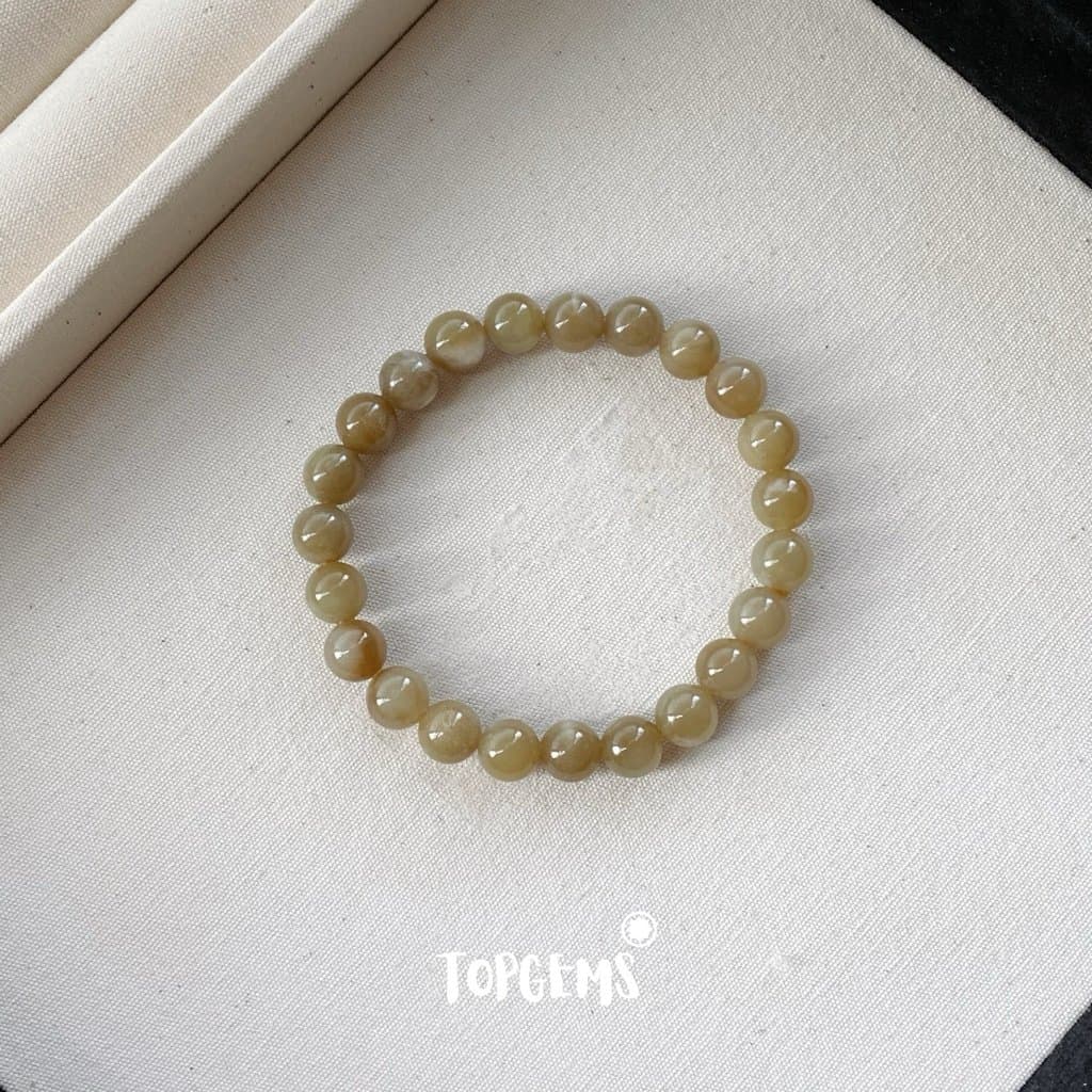 [HOẢ TỐC - TẶNG HỘP] Vòng Tay Chuỗi Ngọc Hoà Điền Tự Nhiên Vòng Nhập Môn Size 6mm đến 12mm TOPGEMS VA282 - Ảnh bìa