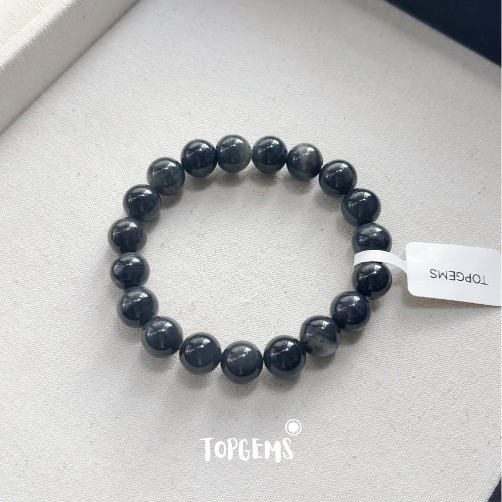 [HOẢ TỐC - TẶNG HỘP] Vòng Tay Chuỗi Ngọc Hoà Điền Tự Nhiên Nhập Môn Size 6mm - 12mm TOPGEMS
