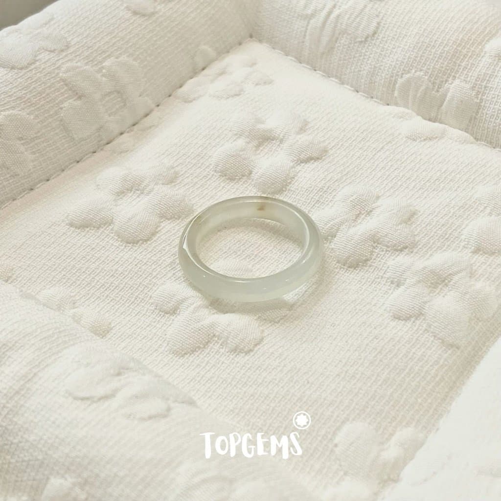[TẶNG KÈM HỘP] Tổng Hợp Nhẫn Ngọc Hòa Điền Tự Nhiên Phong Thủy May Mắn - Chọn Mẫu Theo Mệnh & Sở Thích Y891 - Ảnh bìa
