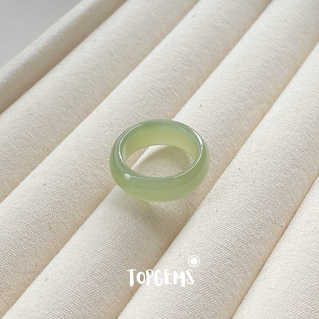 [CÓ KIỂM ĐỊNH] Tổng Hợp Nhẫn Ngọc Hoà Điền Tự Nhiên Nam Nữ Chủng Cao Đẹp TOPGEMS - HOẢ TỐC, TẶNG HỘP YA158 - Ảnh bìa