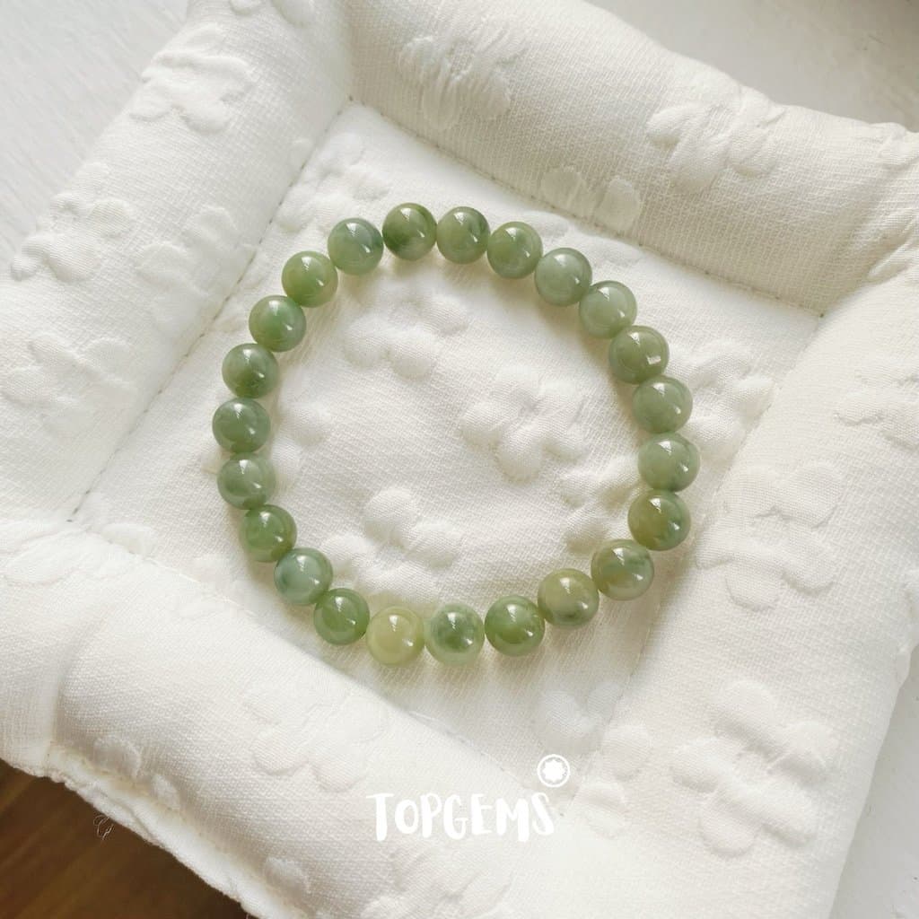 Vòng Tay Chuỗi Ngọc Hoà Điền Tự Nhiên Chủng Hắc Dương Động TOPGEMS, SHIP HOẢ TỐC KÈM HỘP V959 - Ảnh bìa