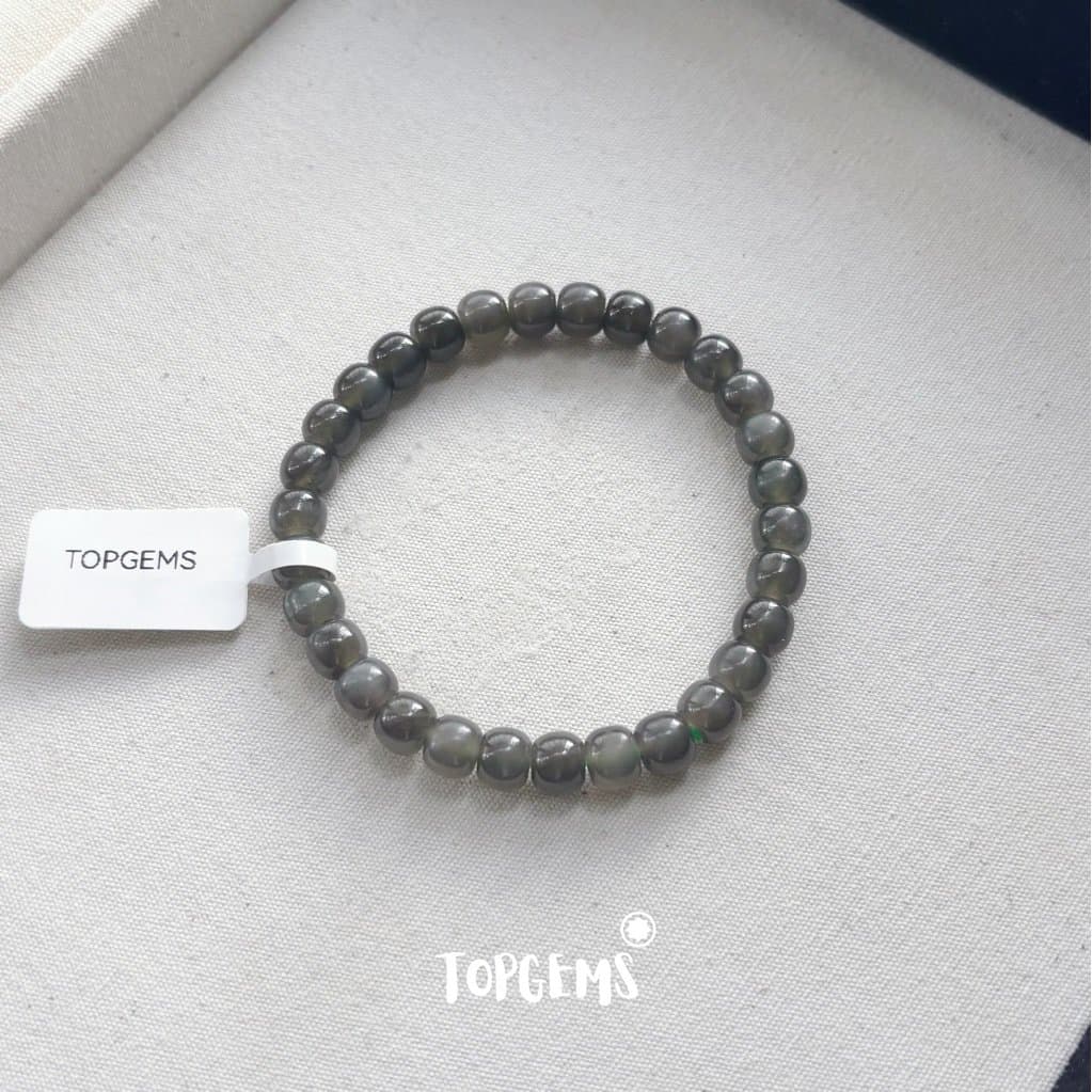 [HOẢ TỐC - TẶNG HỘP] Vòng Tay Chuỗi Ngọc Hoà Điền Tự Nhiên Nhập Môn Size 6mm - 12mm TOPGEMS