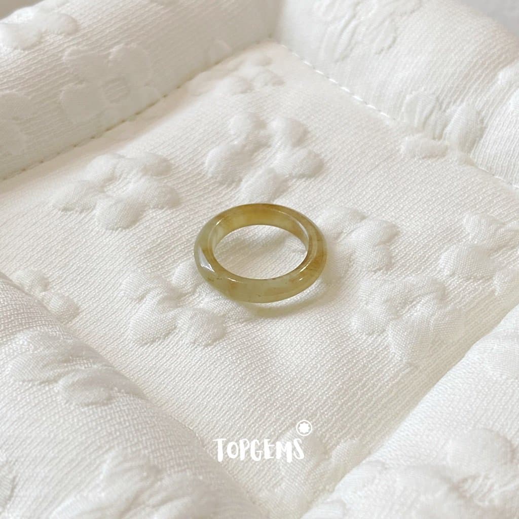 [TẶNG KÈM HỘP] Tổng Hợp Nhẫn Ngọc Hòa Điền Tự Nhiên Phong Thủy May Mắn - Chọn Mẫu Theo Mệnh & Sở Thích Y822 - Ảnh bìa