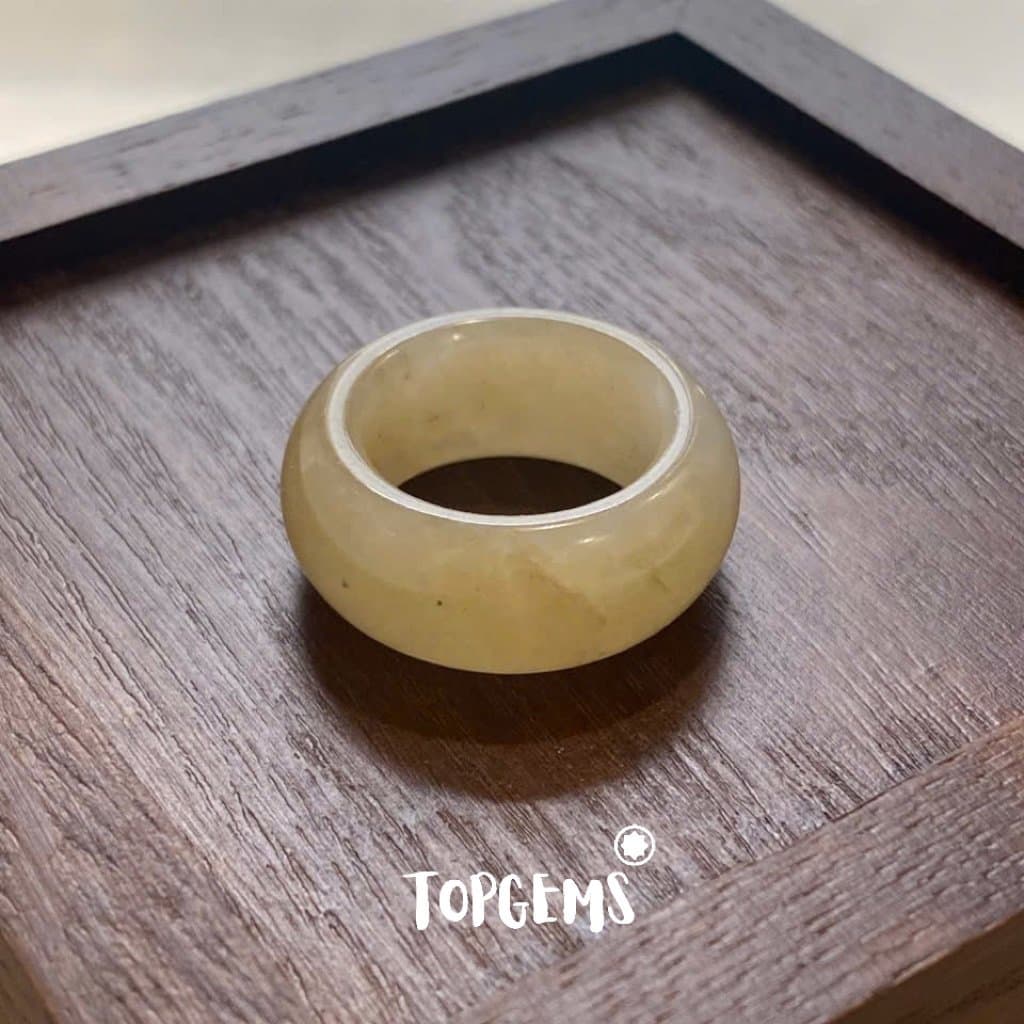 [TẶNG KÈM HỘP] Tổng Hợp Nhẫn Ngọc Hòa Điền Tự Nhiên Phong Thủy May Mắn - Chọn Mẫu Theo Mệnh & Sở Thích Y692 - Ảnh bìa