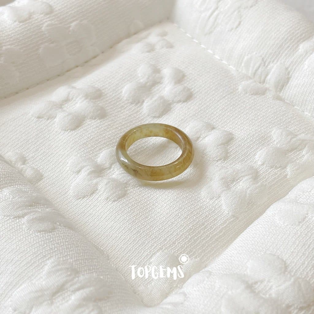 [TẶNG KÈM HỘP] Tổng Hợp Nhẫn Ngọc Hòa Điền Tự Nhiên Phong Thủy May Mắn - Chọn Mẫu Theo Mệnh & Sở Thích Y836 - Ảnh bìa