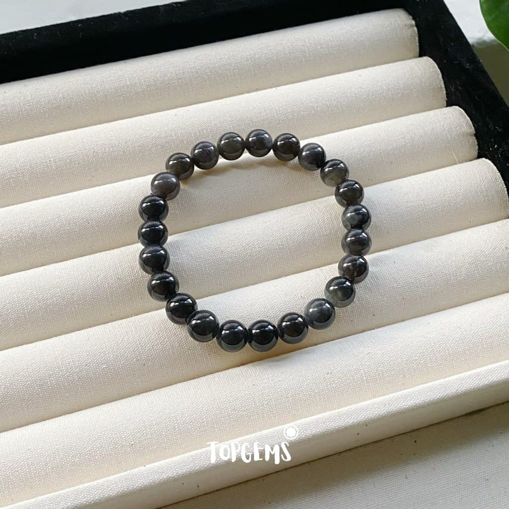 Vòng Chuỗi Ngọc Hoà Điền Yên Tử 8mm Tự Nhiên TOPGEMS - SHIP HOẢ TỐC TẶNG KÈM HỘP VA038 - Ảnh bìa