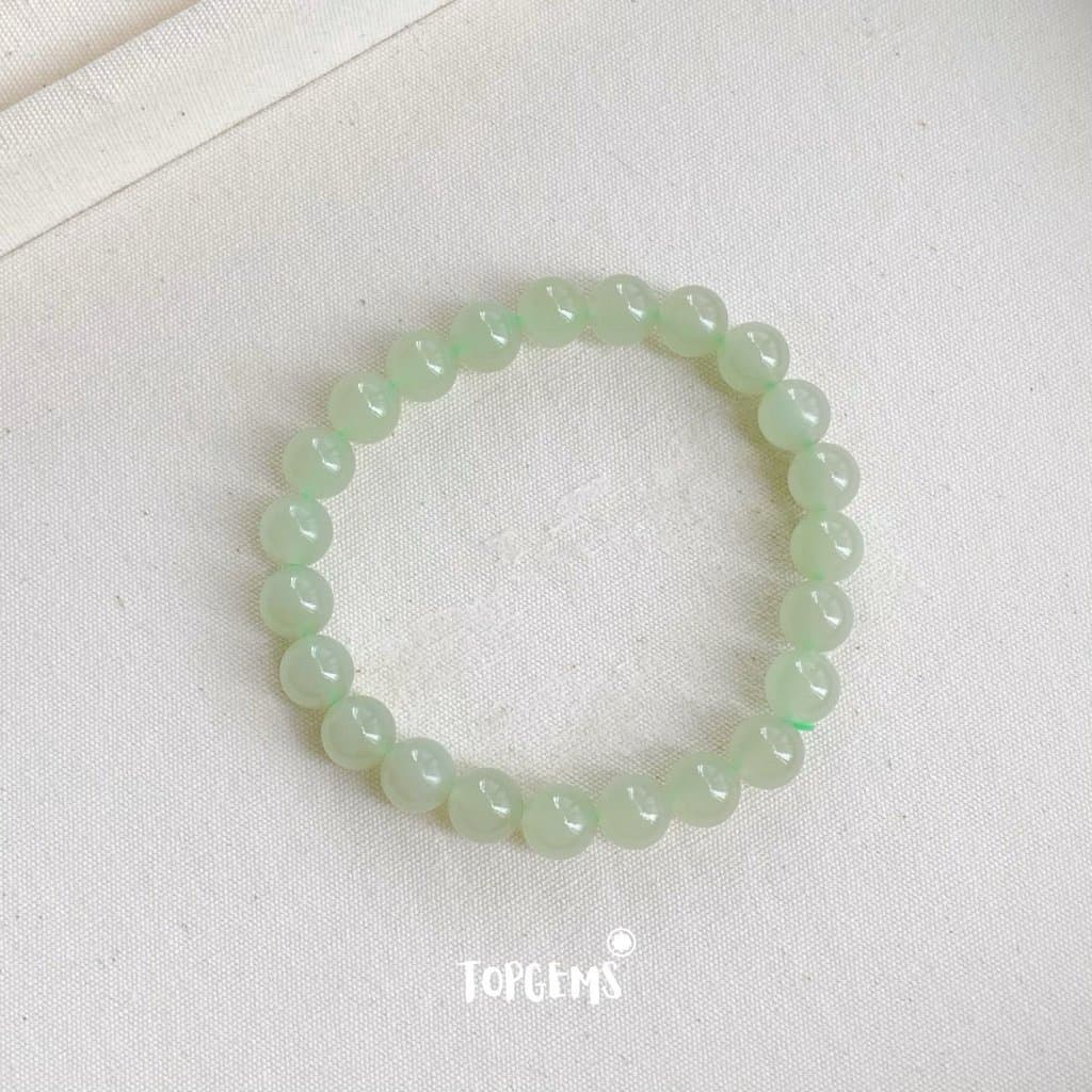 Chuỗi Vòng Tay Ngọc Hoà Điền Tự Nhiên Thanh Hải Thanh Thuỷ 8 Li Nước Ngọc Trong Mướt TOPGEMS - SHIP HOẢ TỐC CÓ TẶNG HỘP VA069 - Ảnh bìa