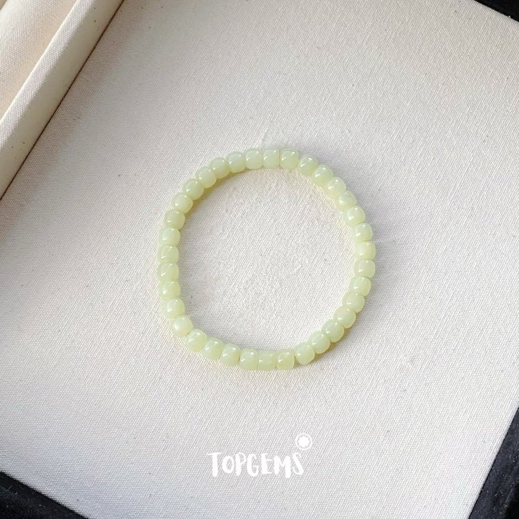 [HOẢ TỐC - TẶNG HỘP] Vòng Tay Chuỗi Ngọc Hoà Điền Tự Nhiên Vòng Nhập Môn Size 6mm đến 12mm TOPGEMS VA250 - Ảnh bìa