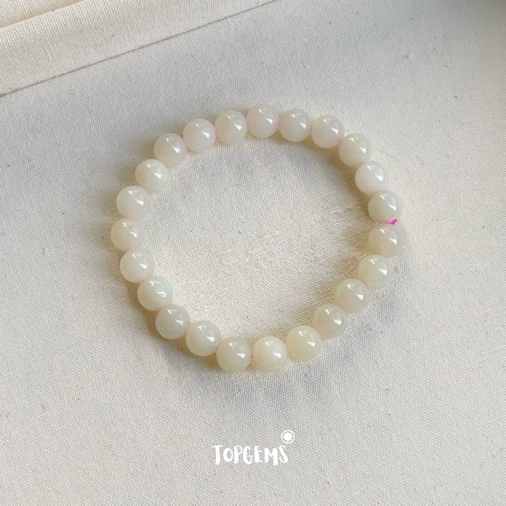 Vòng Tay Chuỗi Ngọc Hoà Điền Tự Nhiên Vòng Nhập Môn 6 li đến 12 li TOPGEMS [SHIP HOẢ TỐC] - TẶNG KÈM HỘP