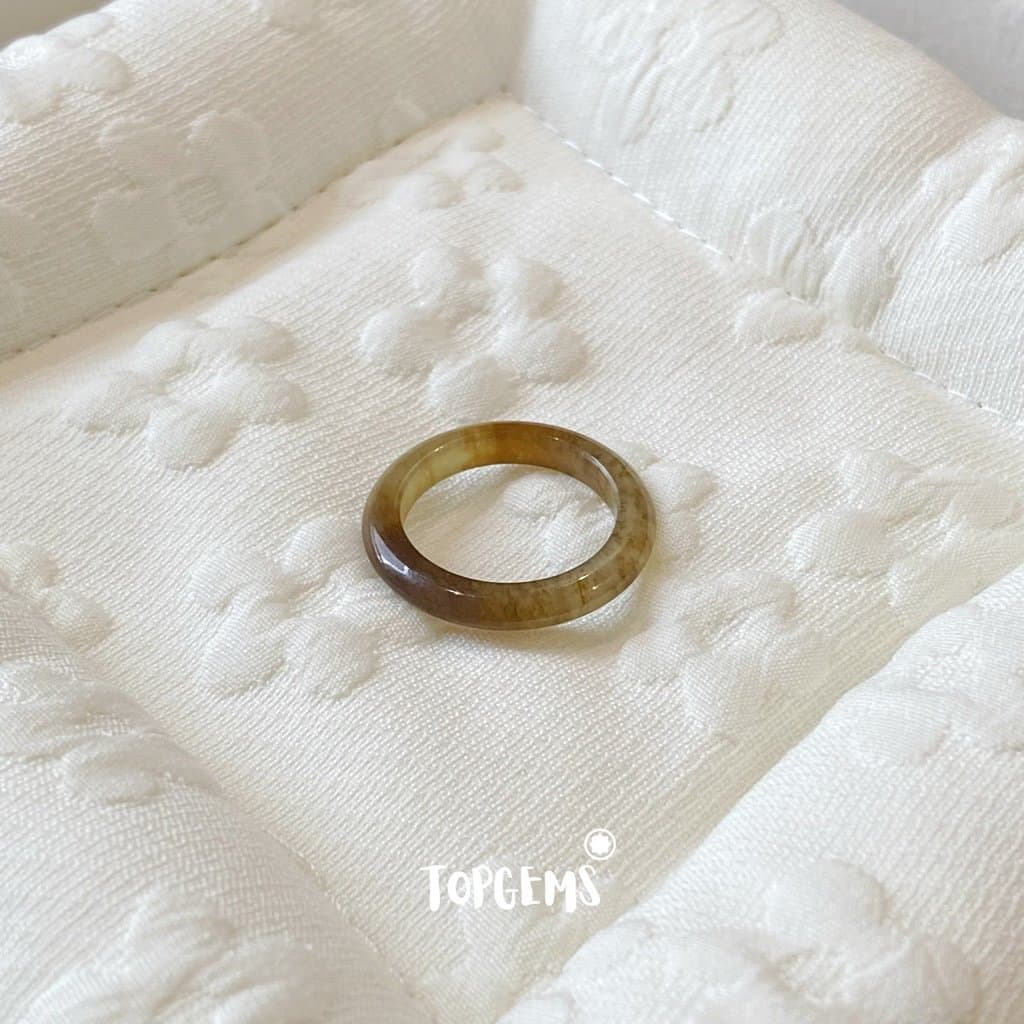 [TẶNG KÈM HỘP] Tổng Hợp Nhẫn Ngọc Hòa Điền Tự Nhiên Phong Thủy May Mắn - Chọn Mẫu Theo Mệnh & Sở Thích Y806 - Ảnh bìa