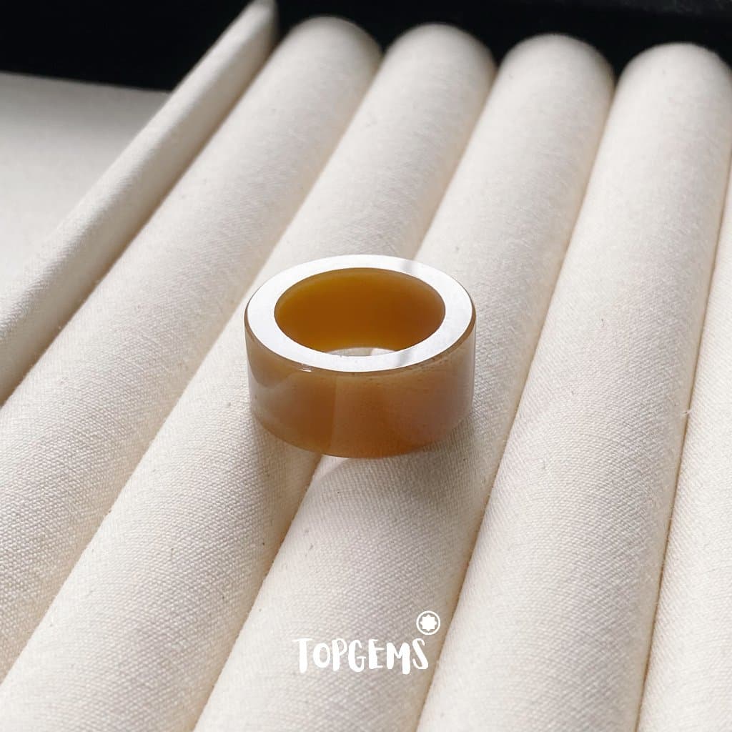 [CÓ KIỂM ĐỊNH] Tổng Hợp Nhẫn Ngọc Hoà Điền Tự Nhiên Nam Nữ Chủng Cao Đẹp TOPGEMS - HOẢ TỐC, TẶNG HỘP YA063 - Ảnh bìa