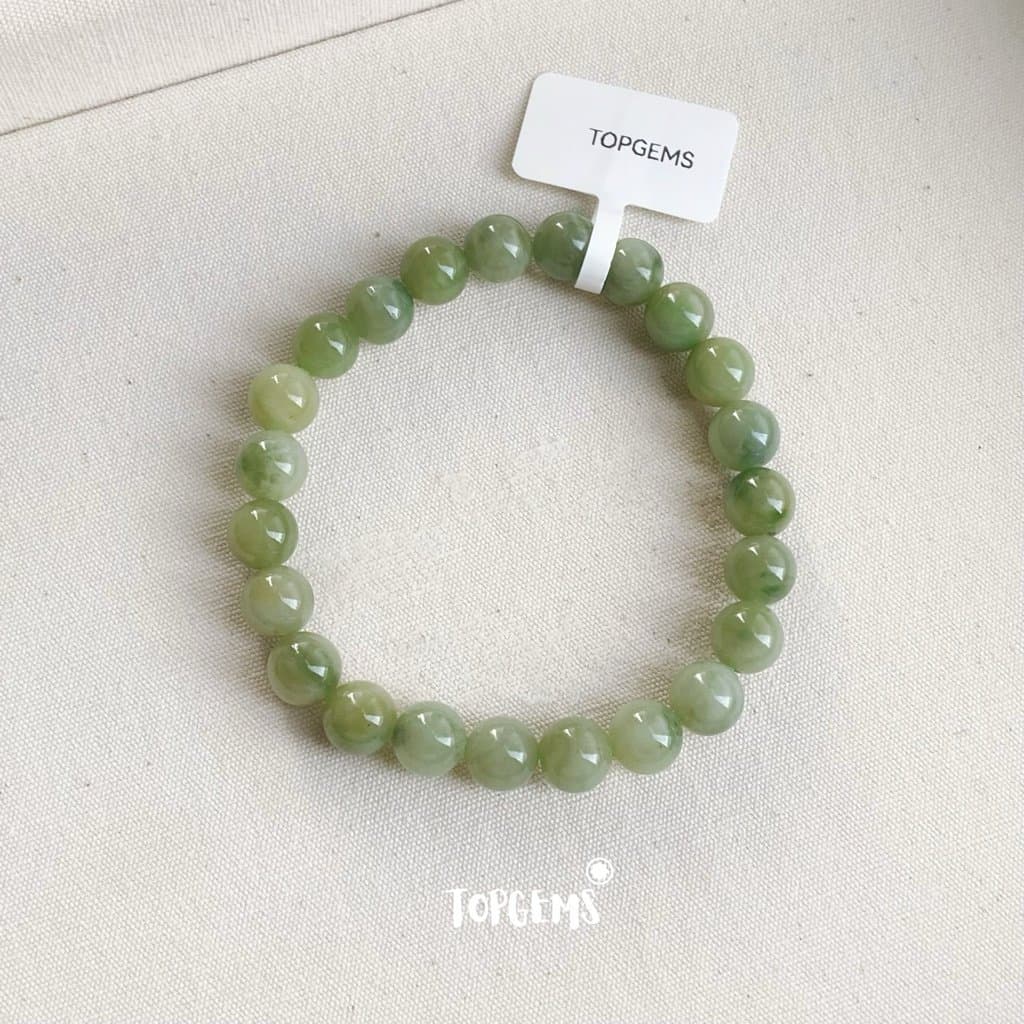Vòng Tay Chuỗi Ngọc Hoà Điền Tự Nhiên Chủng Hắc Dương Động TOPGEMS, SHIP HOẢ TỐC KÈM HỘP V959 - Ảnh bìa