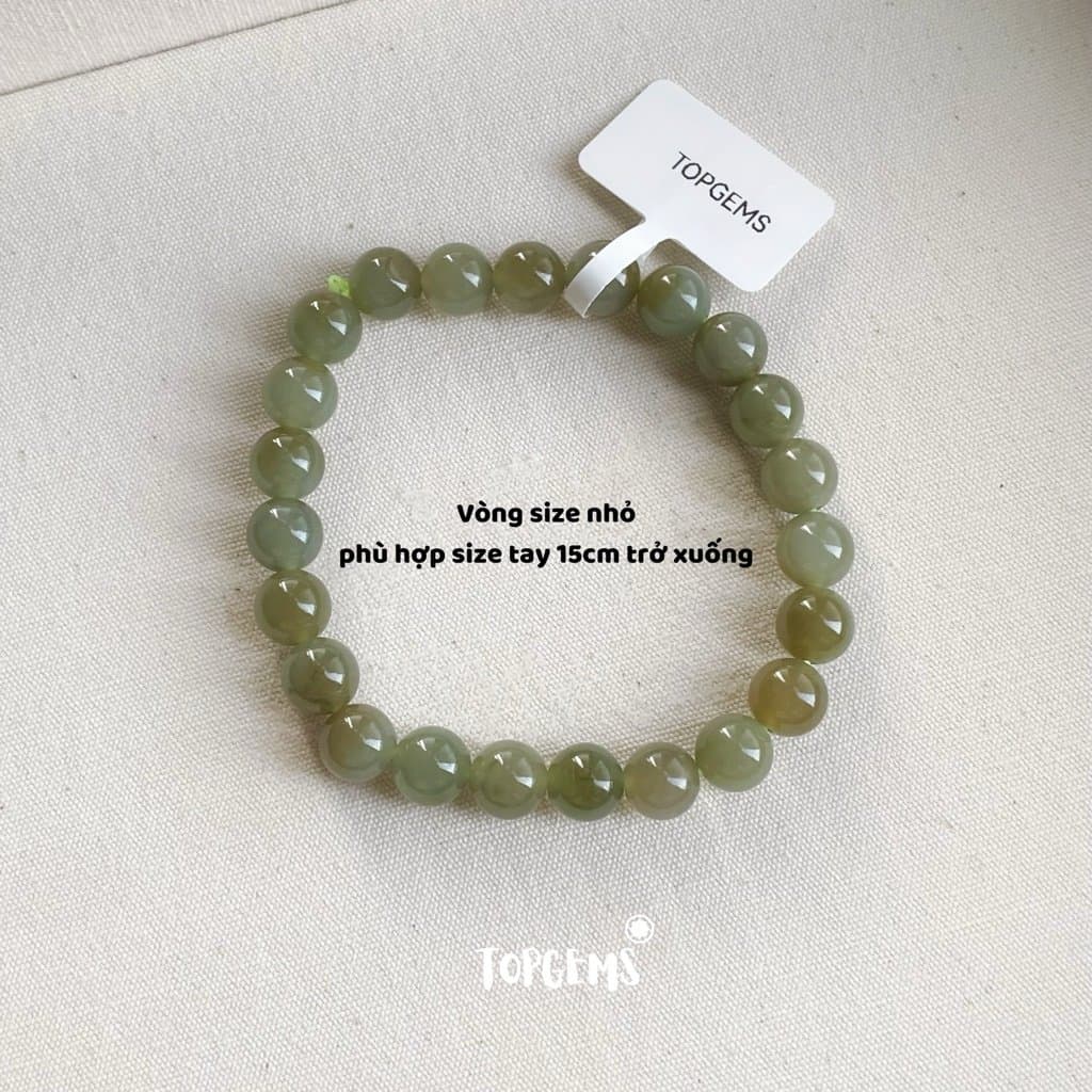 Vòng Chuỗi Mật Ngọc Hoà Điền Tự Nhiên 6 Li Màu Mật Ombre Chuyển Màu TOPGEMS - [SHIP HOẢ TỐC] V951 - Ảnh bìa