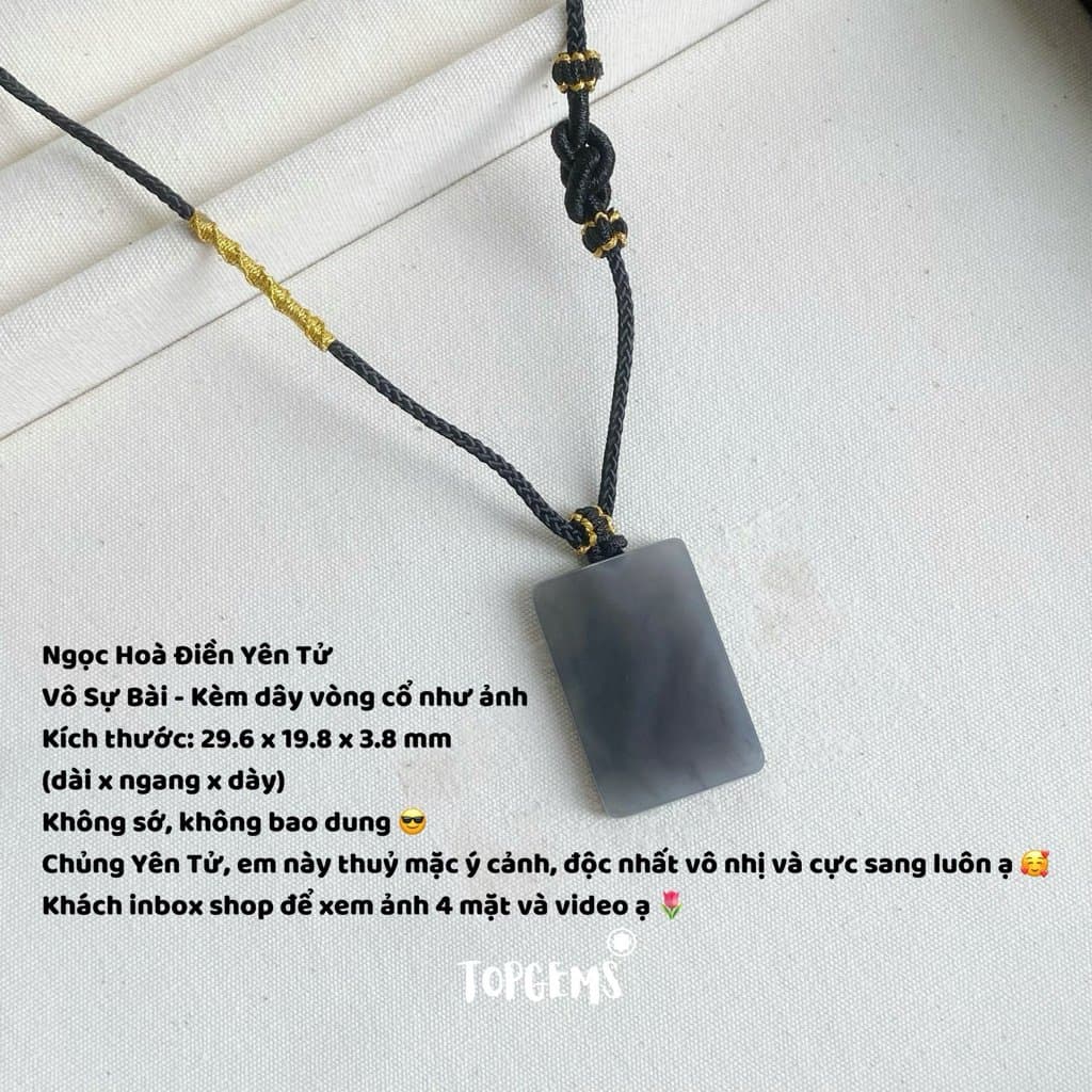 Tổng Hợp Vô Sự Bài Ngọc Hoà Điền Tự Nhiên Hàng Đẹp TOPGEMS Mặt Dây Chuyền Ngọc Hoà Điền Mặt Vòng Cổ Nam Nữ Đều Deo Được W216 - Ảnh bìa
