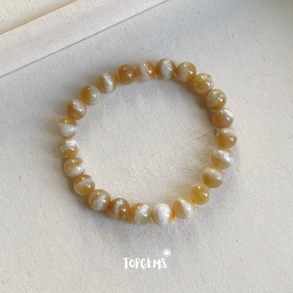 Vòng Tay Chuỗi Ngọc Hoà Điền Tự Nhiên Vòng Nhập Môn 6 li đến 12 li TOPGEMS [SHIP HOẢ TỐC] - TẶNG KÈM HỘP