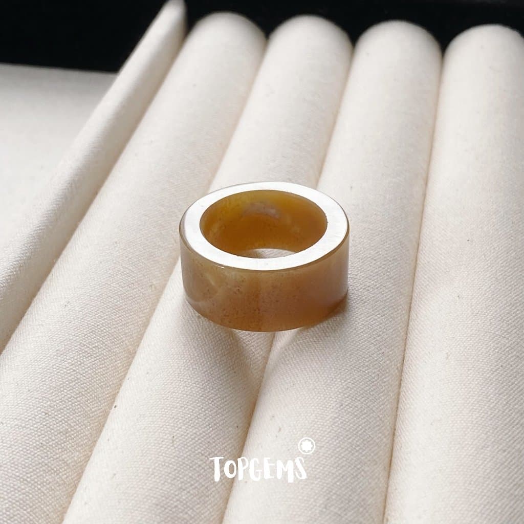 [CÓ KIỂM ĐỊNH] Tổng Hợp Nhẫn Ngọc Hoà Điền Tự Nhiên Nam Nữ Chủng Cao Đẹp TOPGEMS - HOẢ TỐC, TẶNG HỘP YA065 - Ảnh bìa