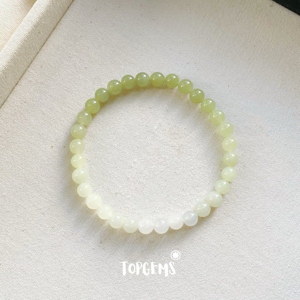[HOẢ TỐC - TẶNG HỘP] Vòng Tay Chuỗi Ngọc Hoà Điền Tự Nhiên Thanh Hải Thanh Thuỷ 8mm Ngọc Đẹp TOPGEMS VA335 - Ảnh bìa
