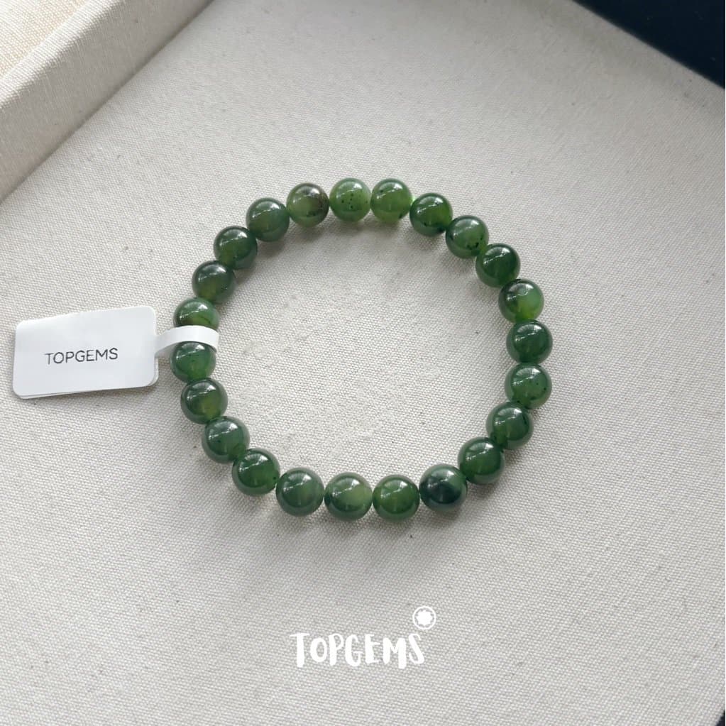 [HOẢ TỐC - TẶNG HỘP] Vòng Tay Chuỗi Ngọc Hoà Điền Tự Nhiên Nhập Môn Size 6mm - 12mm TOPGEMS VA520 - Ảnh bìa