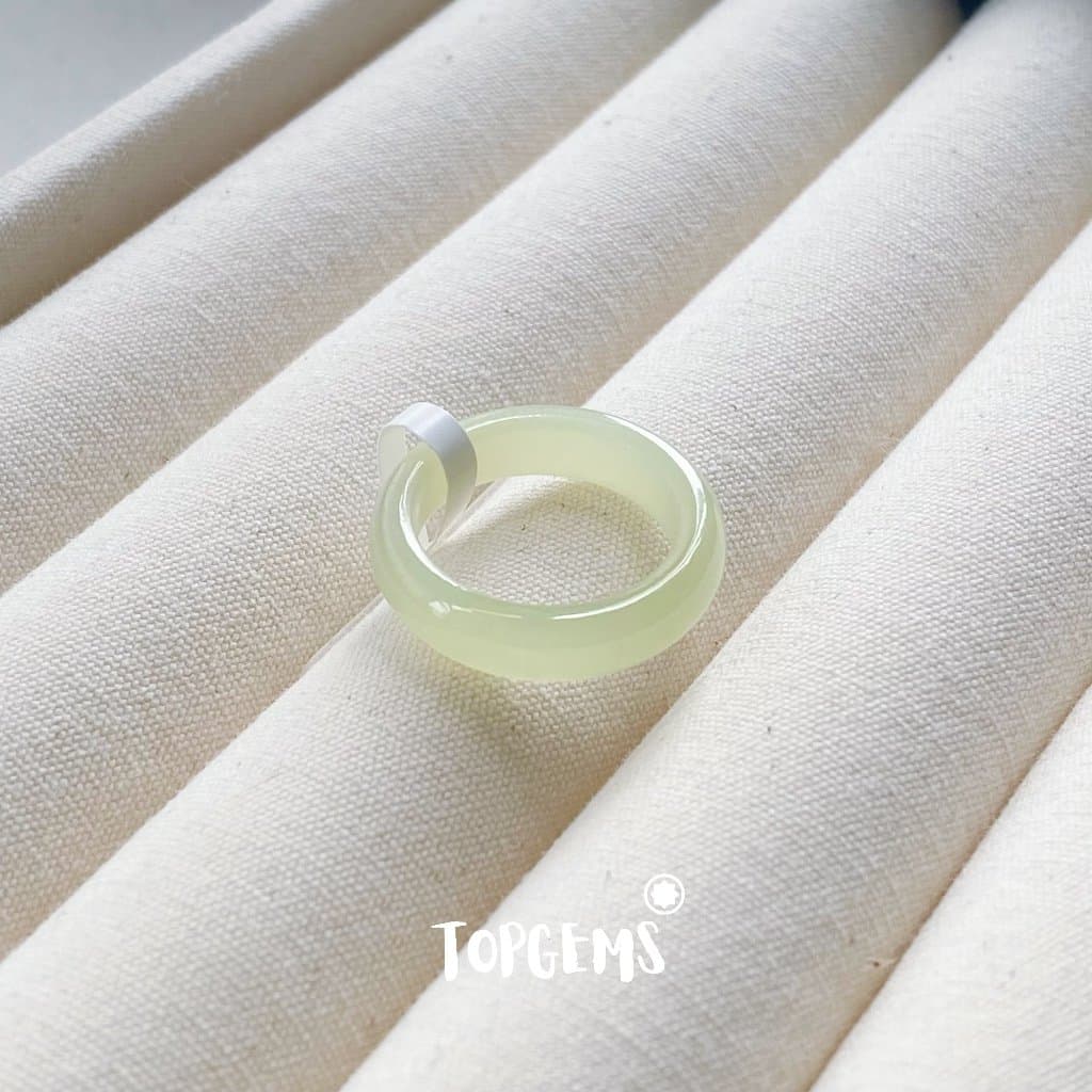 [CÓ KIỂM ĐỊNH] Tổng Hợp Nhẫn Ngọc Hoà Điền Tự Nhiên Nam Nữ Chủng Cao Đẹp TOPGEMS - HOẢ TỐC, TẶNG HỘP YA116 - Ảnh bìa