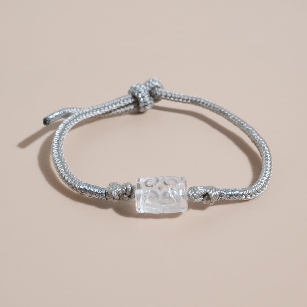 Vòng Tay Dây Tết Nữ Mix Charm Đá Phong Thủy Tự Nhiên Cao Cấp 10-16mm V665 - Ảnh bìa