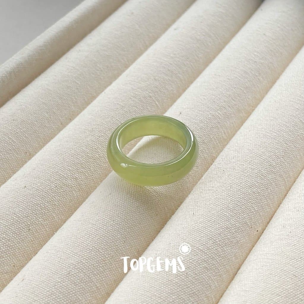 [CÓ KIỂM ĐỊNH] Tổng Hợp Nhẫn Ngọc Hoà Điền Tự Nhiên Nam Nữ Chủng Cao Đẹp TOPGEMS - HOẢ TỐC, TẶNG HỘP YA152 - Ảnh bìa