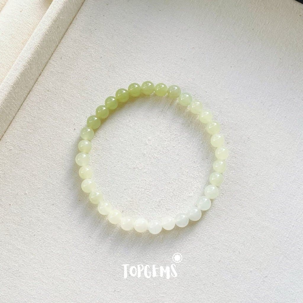 [HOẢ TỐC - TẶNG HỘP] Vòng Tay Chuỗi Ngọc Hoà Điền Tự Nhiên Thanh Hải Thanh Thuỷ 8mm Ngọc Đẹp TOPGEMS VA333 - Ảnh bìa