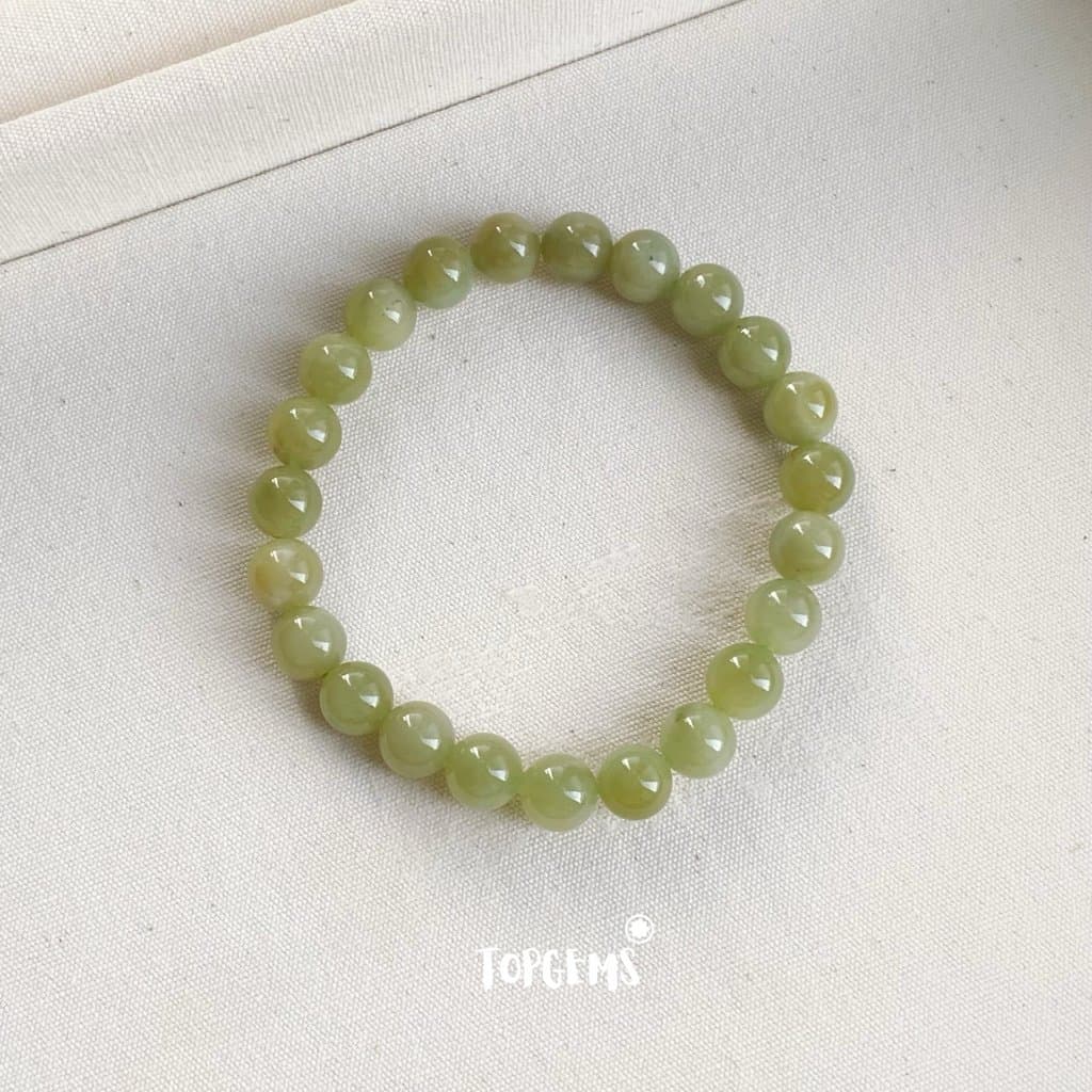 Vòng Chuỗi Mật Ngọc Hoà Điền Tự Nhiên 6 Li Màu Mật Ombre Chuyển Màu TOPGEMS - [SHIP HOẢ TỐC] V938 - Ảnh bìa