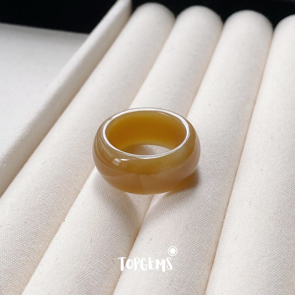 [CÓ KIỂM ĐỊNH] Tổng Hợp Nhẫn Ngọc Hoà Điền Tự Nhiên Nam Nữ Chủng Cao Đẹp TOPGEMS - HOẢ TỐC, TẶNG HỘP