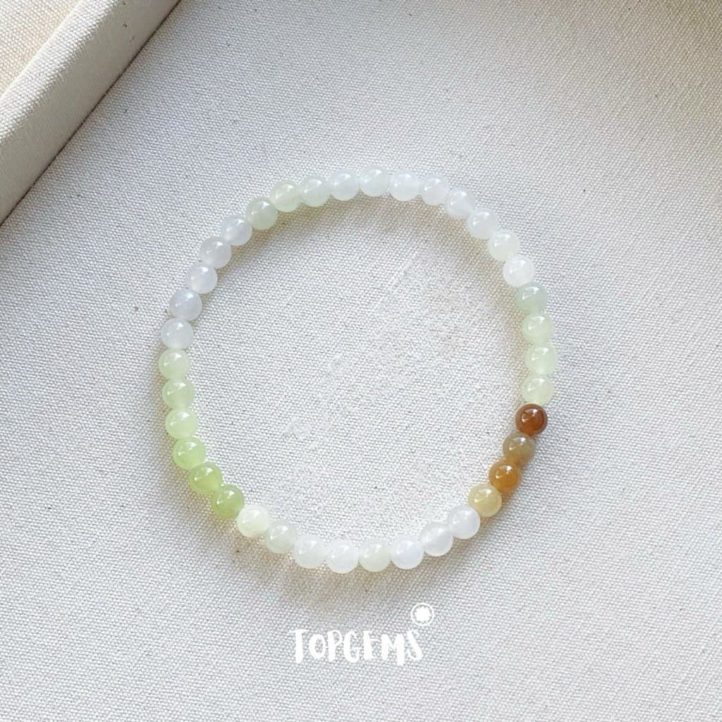 [HOẢ TỐC - TẶNG HỘP] Vòng Tay Chuỗi Ngọc Hoà Điền Tự Nhiên Vòng Nhập Môn Size 6mm đến 12mm TOPGEMS